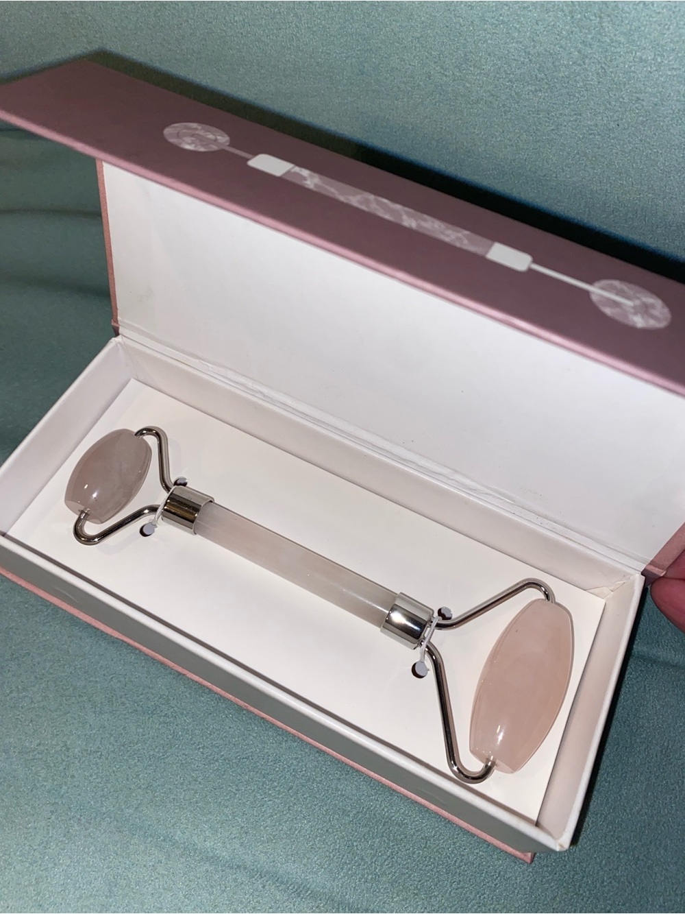 New Amethyst Facial Roller in Box